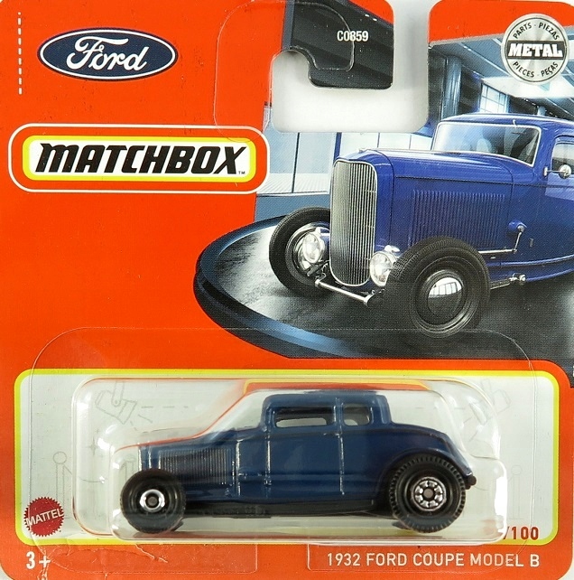1932 FORD COUPE MODEL B autko MATCHBOX seria 2022