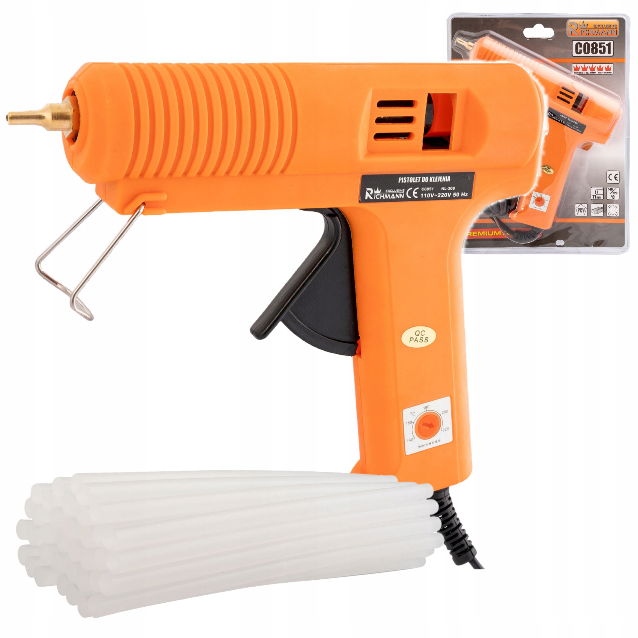 PISTOLET DO KLEJU NA GORĄCO 150W C0851 RICHMANN