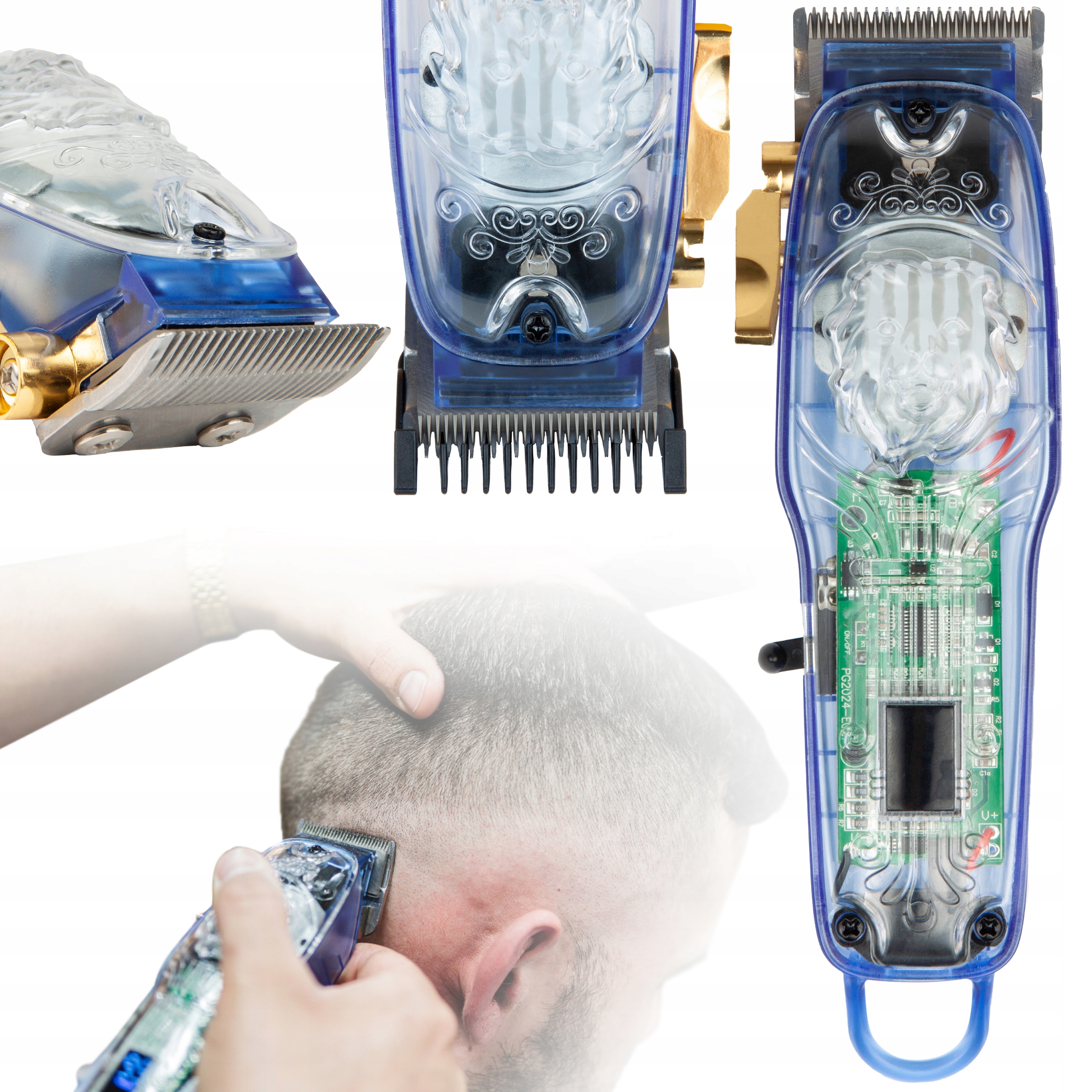 

Bezprzewodowa Maszynka Do Włosów Kemei Barber Usb