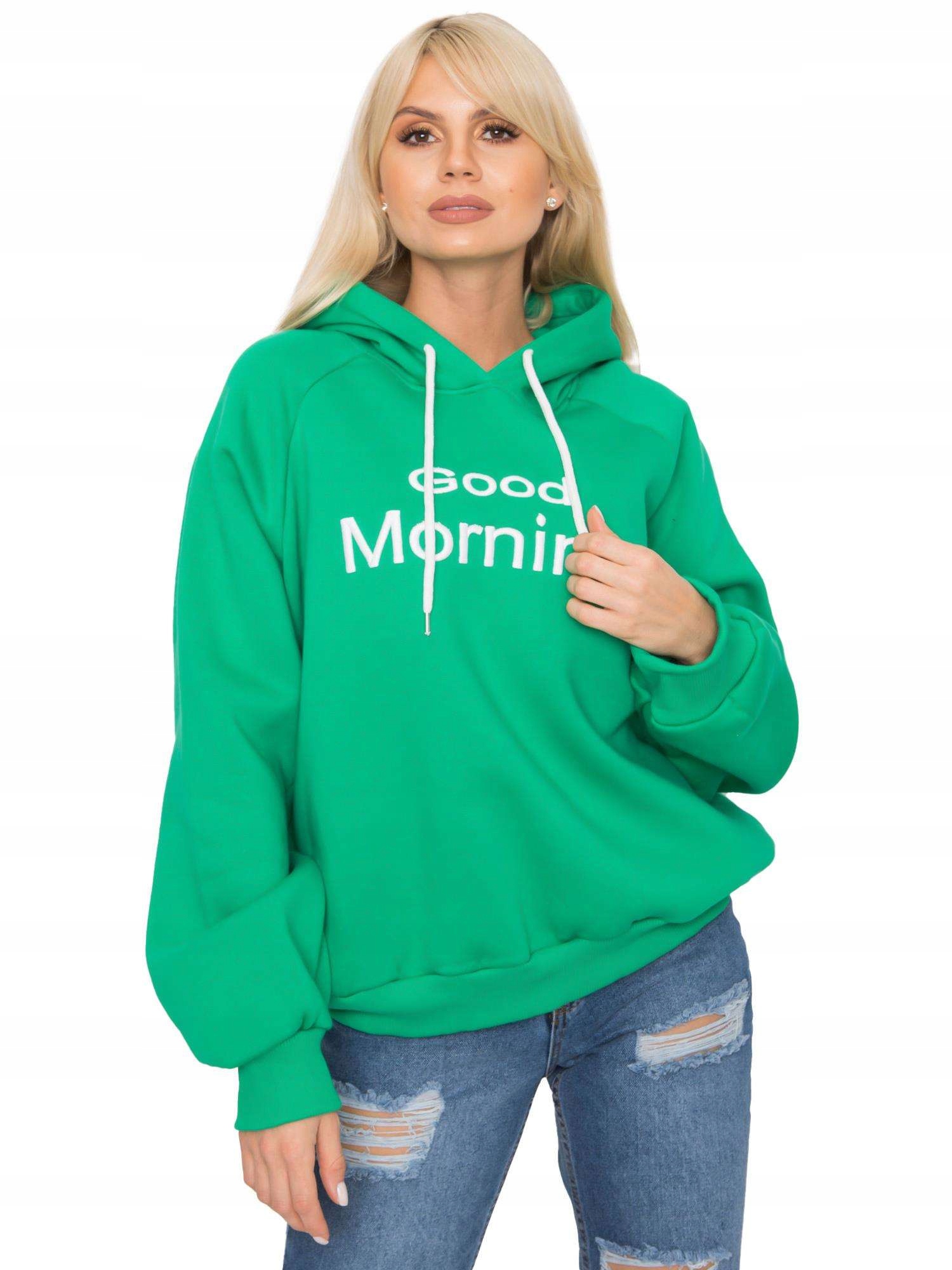 

Damska Bluza Ocieplana oversize z kapturem - S/m