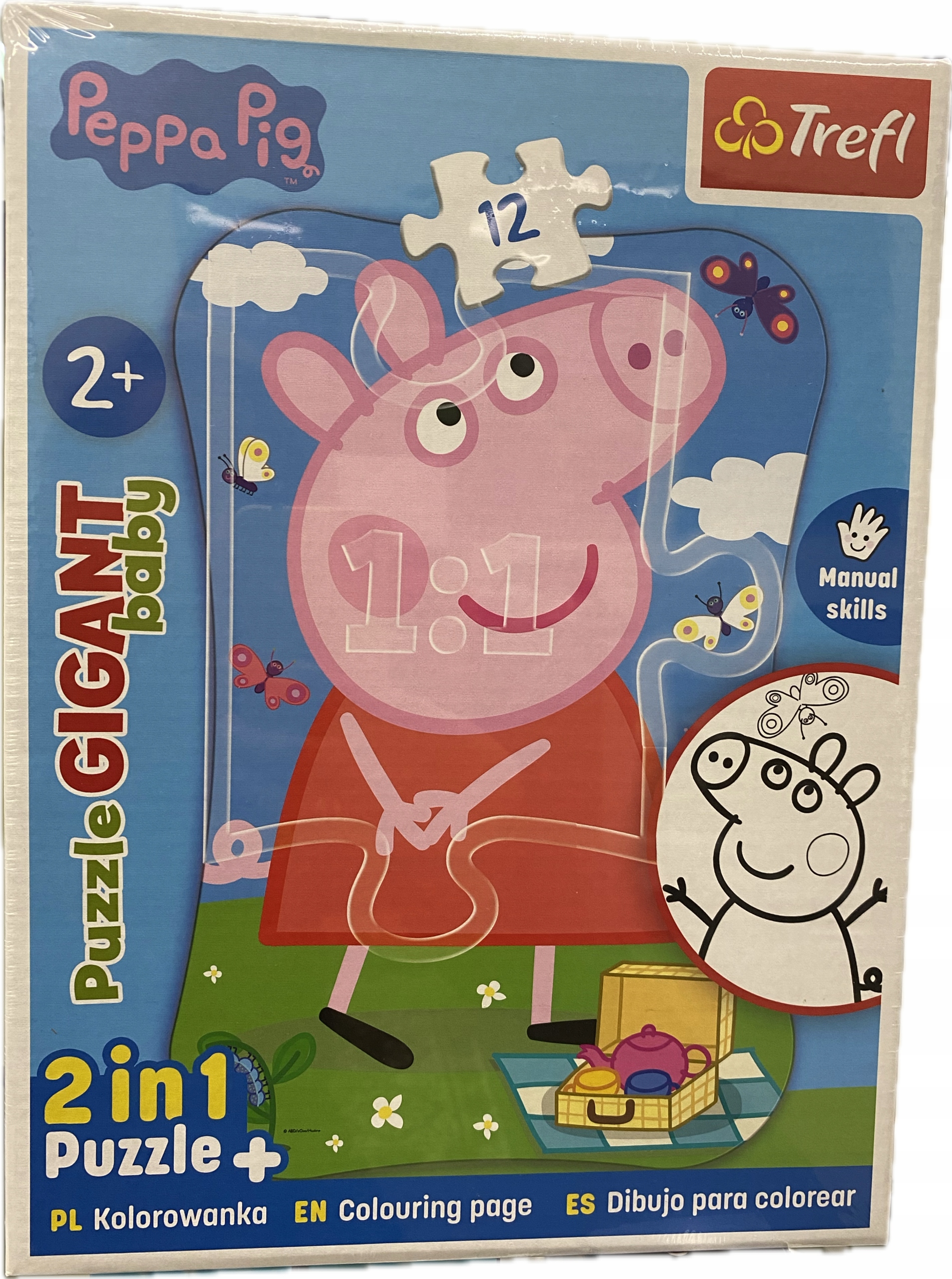 Puzzle Trefl Peppa 12 elementów Puzzle Świnka Peppa 91949