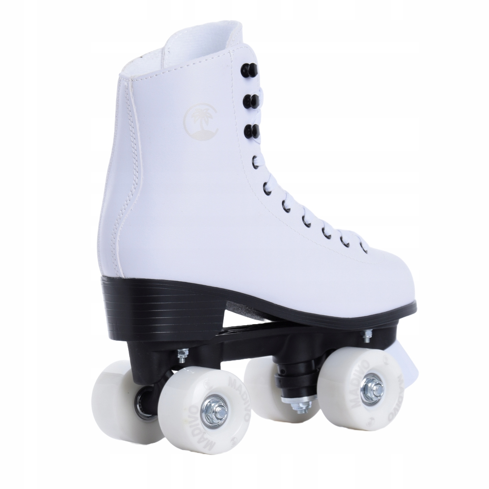 WROTKI KLASYCZNE RETRO BIAŁE ABEC-7 KAUCZUKOWE 37 Model Classic