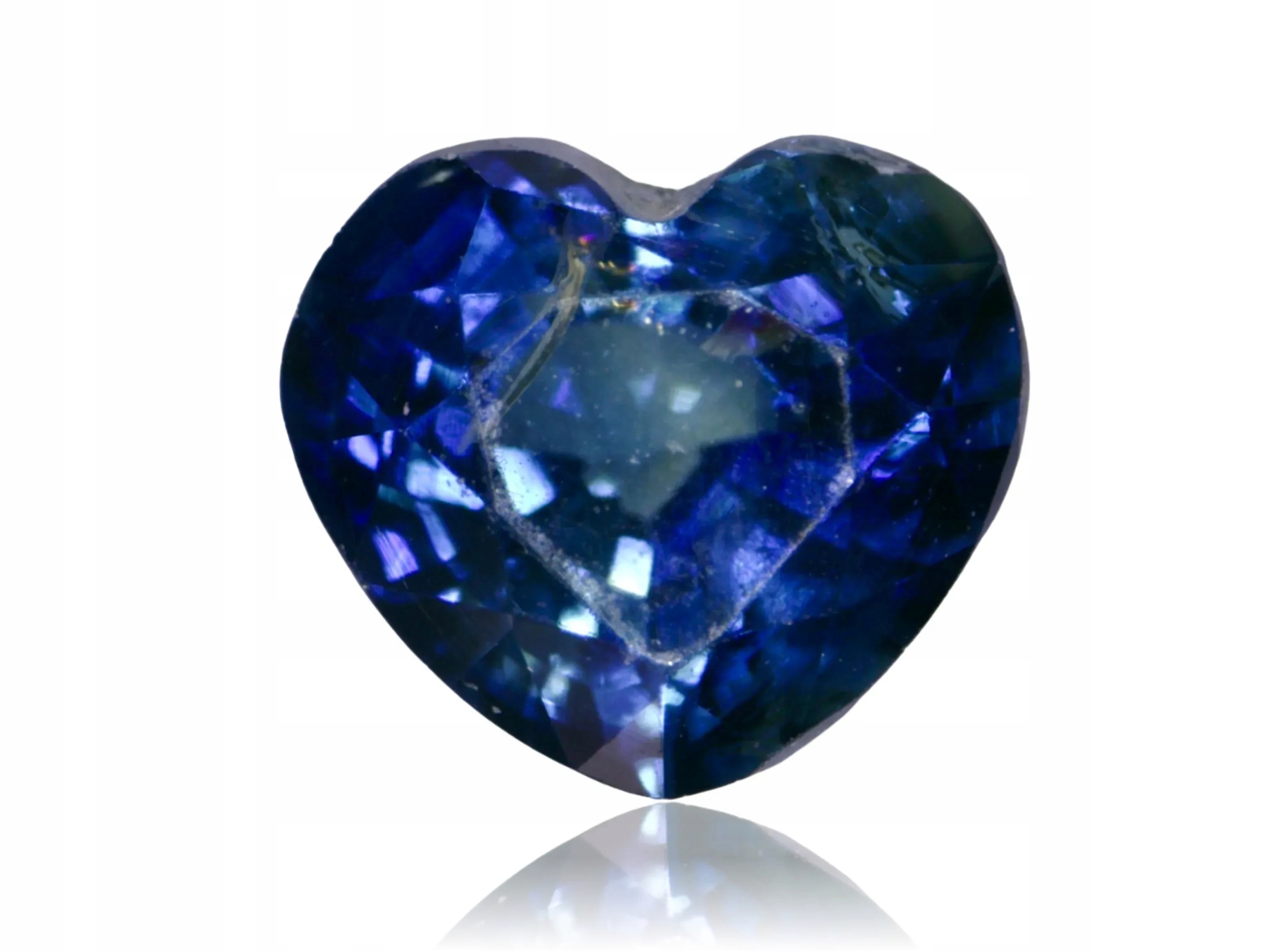 Safír 0.67ct Modré Srdce eCertifikát Wbd