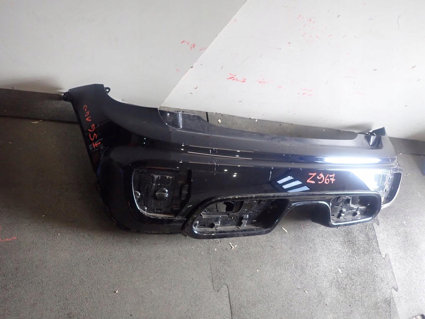 bumper rear part rear MINI COOPER F56 JCW 2014