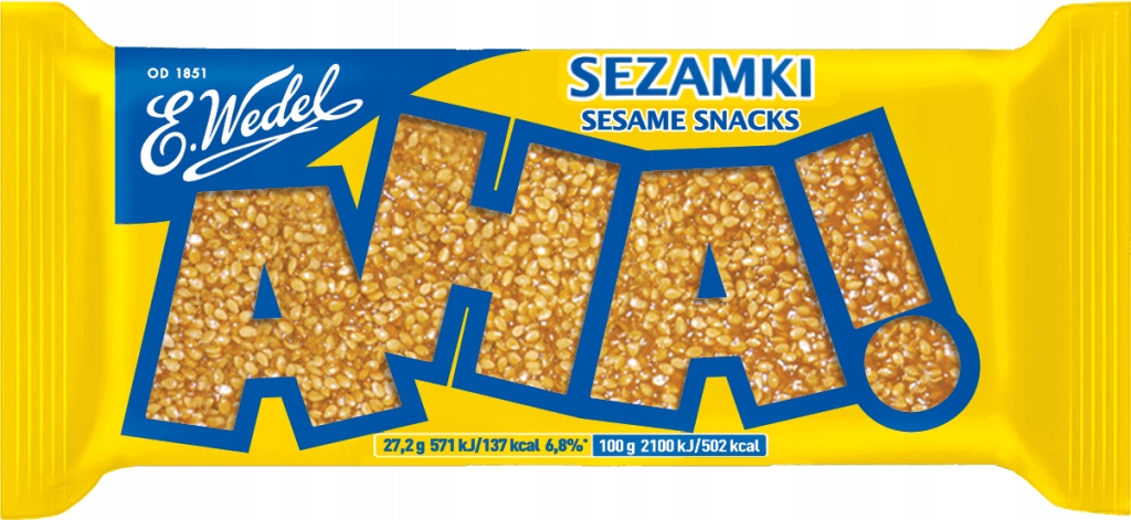 Levně E. Wedel Sezamky Tyčinky ze sezamu 40 ks 27.2 g