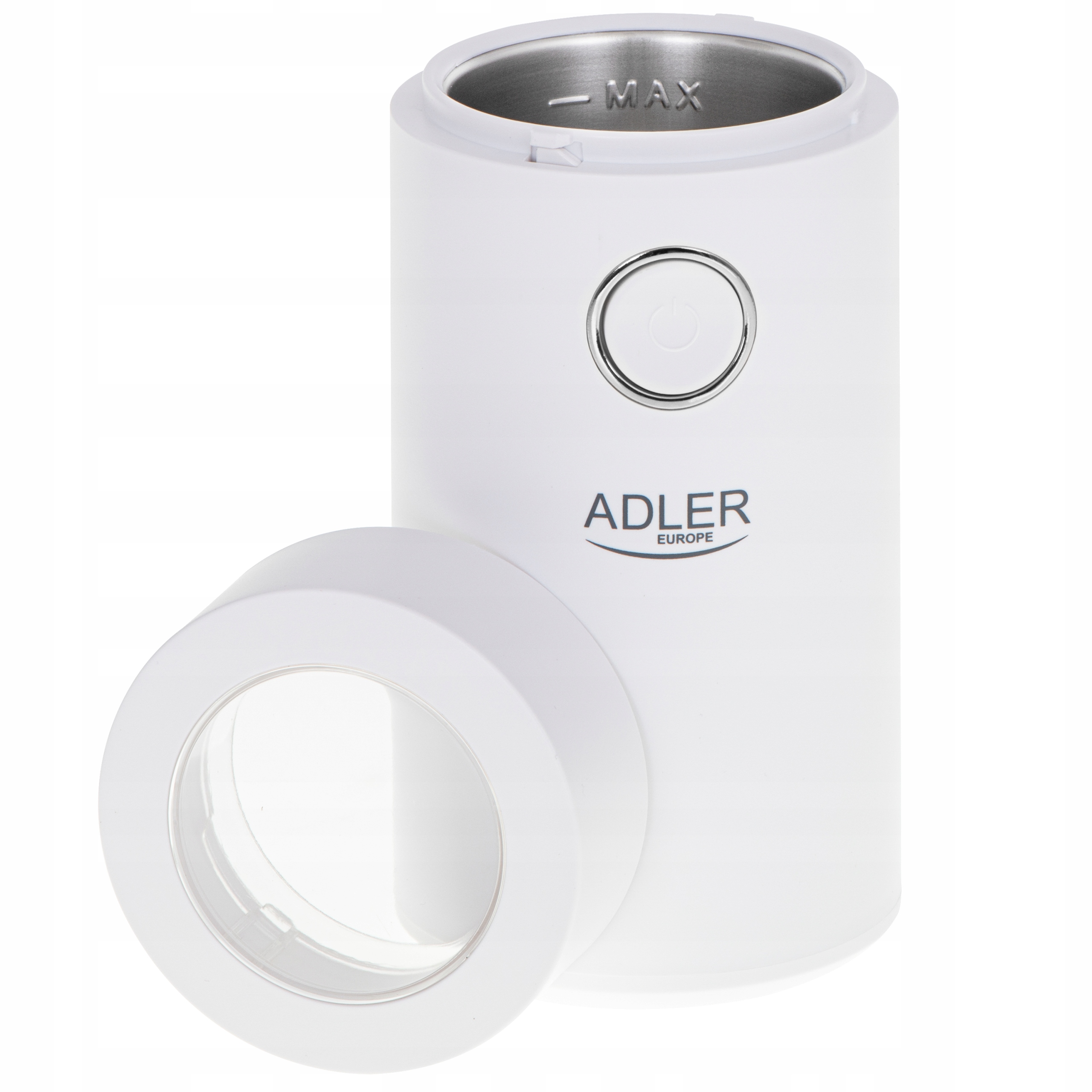 Elektryczny młynek Adler AD4446WS Biały 150W na 75g kawy