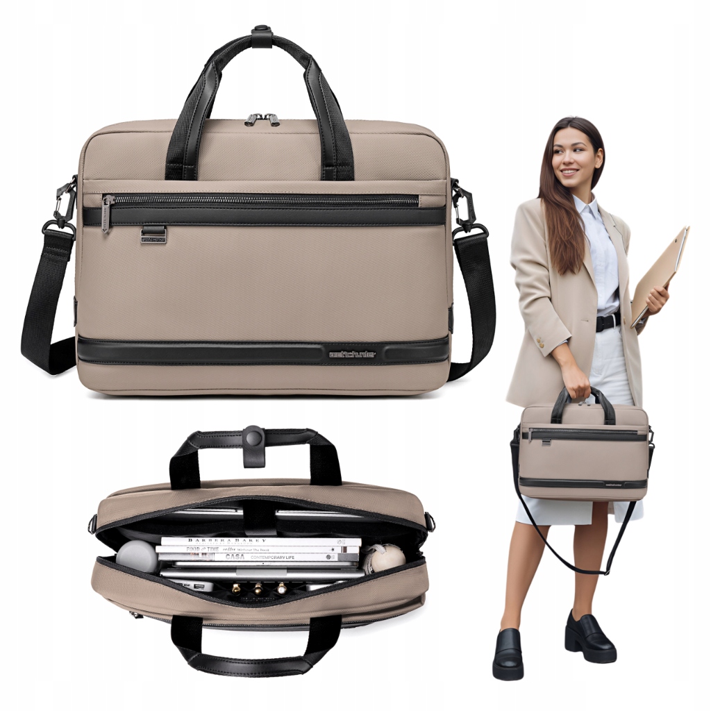 Torba na laptopa 15,6 stylowa biznesowa pojemna do pracy