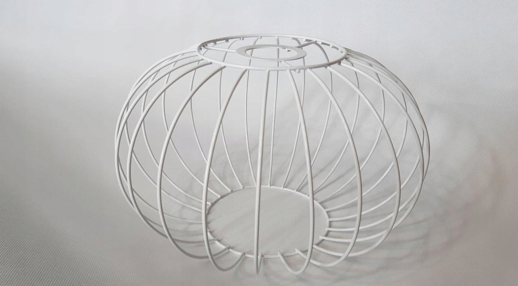 Klosz druciany Dynia biała E27 Kod producenta K-402