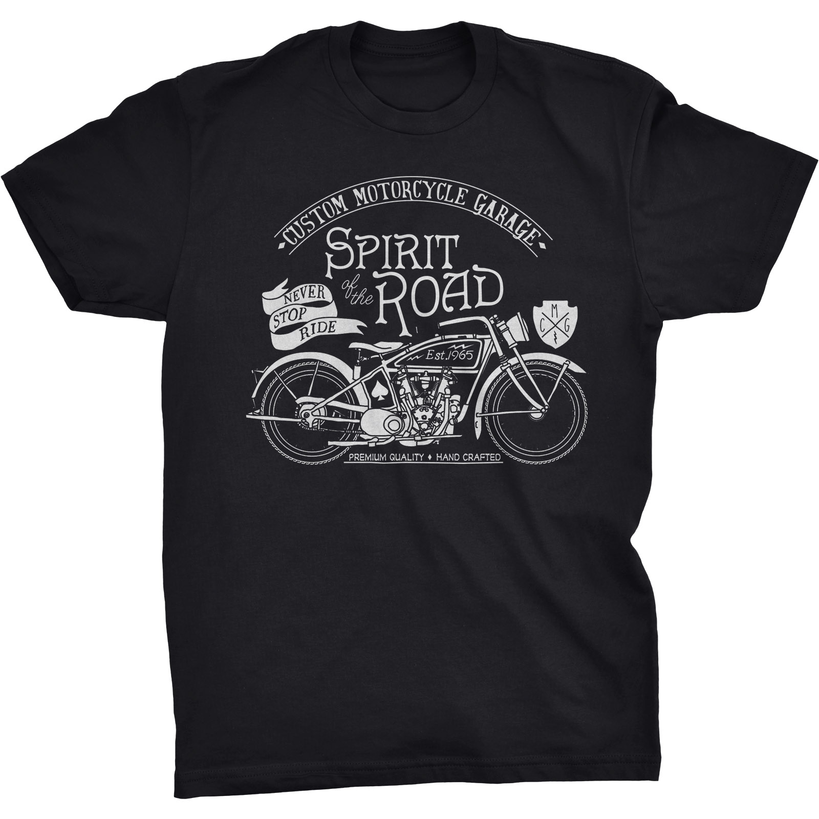 

Spirit Road Koszulka Dla Motocyklisty Motor Retro