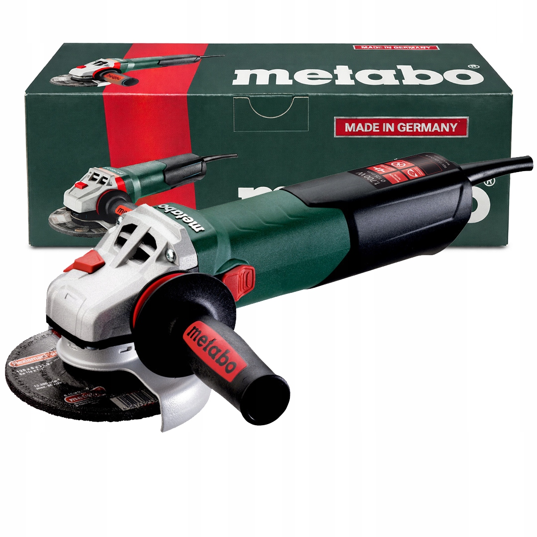 Metabo Szlifierka kątowa sieciowa 125mm 1700W Wev 17-125 Quick 600516000
