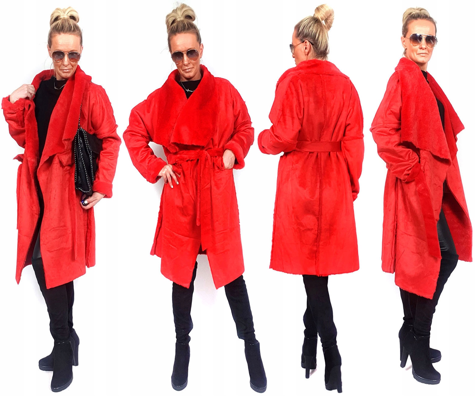 

Płaszczyk Futerko Eko Kożuch Zimowy Futro Luxury