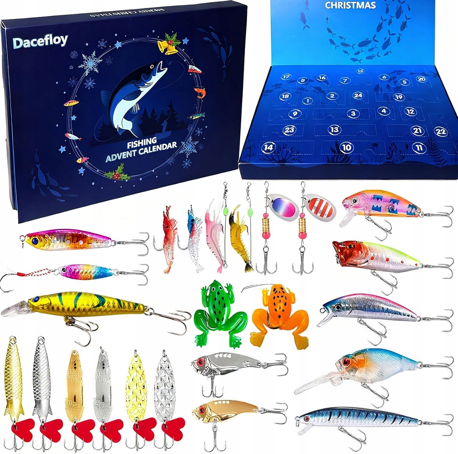 Advent Calendar Fishing Gifts 24 Days Christmas Fun