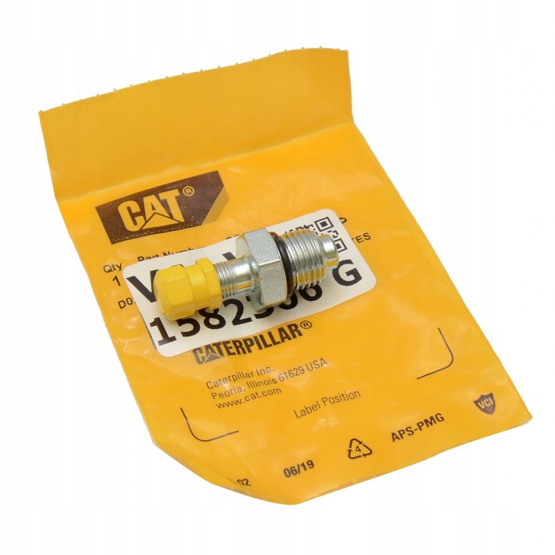 Ventil Plynového Hydraulického Akumulátoru Originál Rypadlo-nakladač Kat