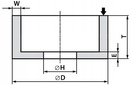 ŚCIERNICA GARNKOWA WALCOWA 100x50x20 mm BIAŁA TYP6 Marka Andre