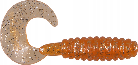 

Twister Dragon Jumper 2,5cm Carrot silver glitter
