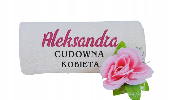 

Ręcznik Imię Haft 70x140cm Haftowany