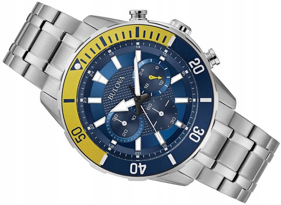 Originální Pánské Hodinky Bulova 98A245 Chronograf