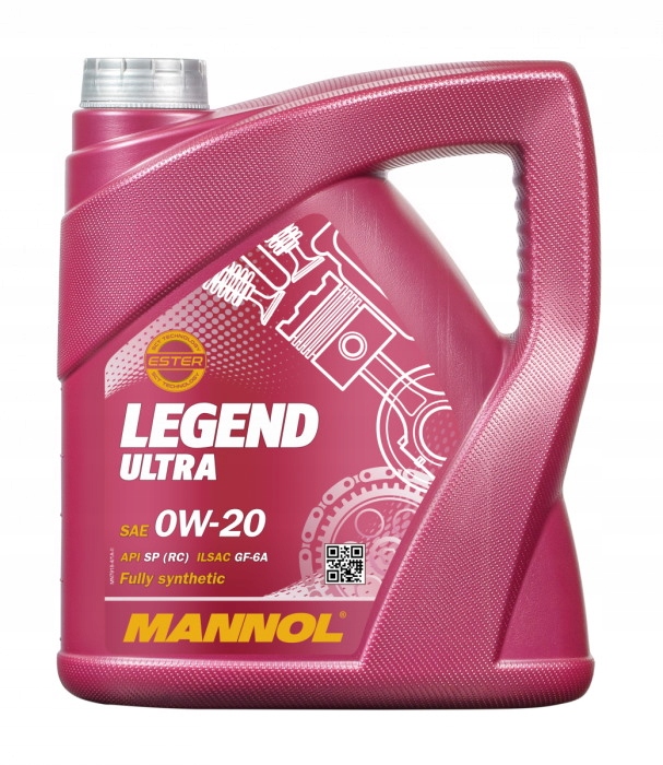 MANNOL LEGEND ULTRA 0W20 4L ESTER