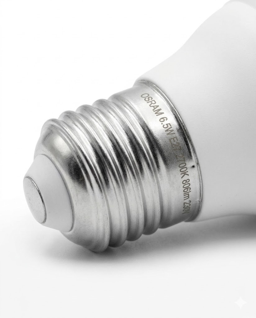 OSRAM Żarówka mała kulka LED E27 6.5W=60W 806lm 2700k