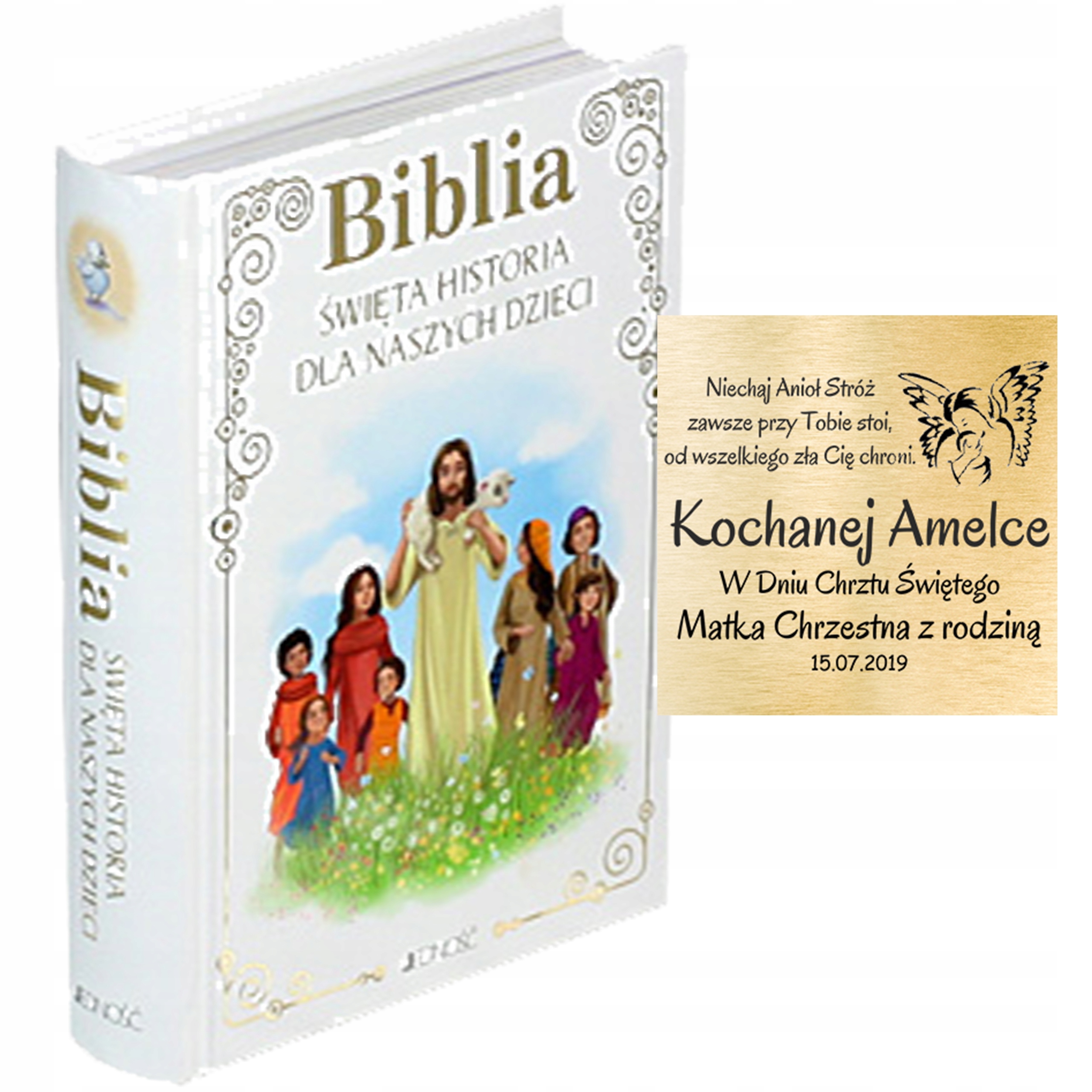 

Biblia Dla Dzieci Na Chrzest Z Grawerem