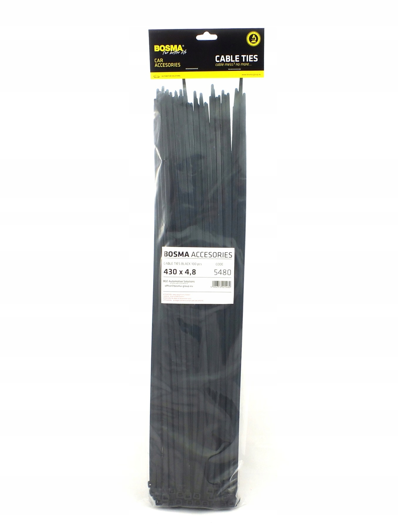 

Opaska Kablowa Czarna trytka trytki 430/4.8 x100