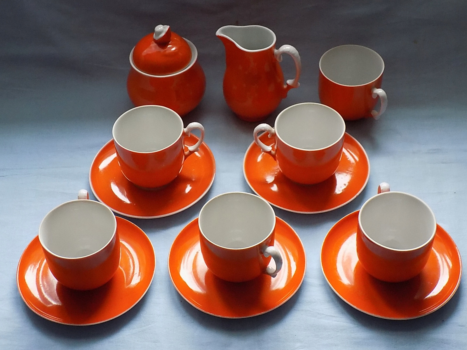 SERWIS HERBACIANO - KAWOWY - ZESTAW Z 14 ELEMENTÓW