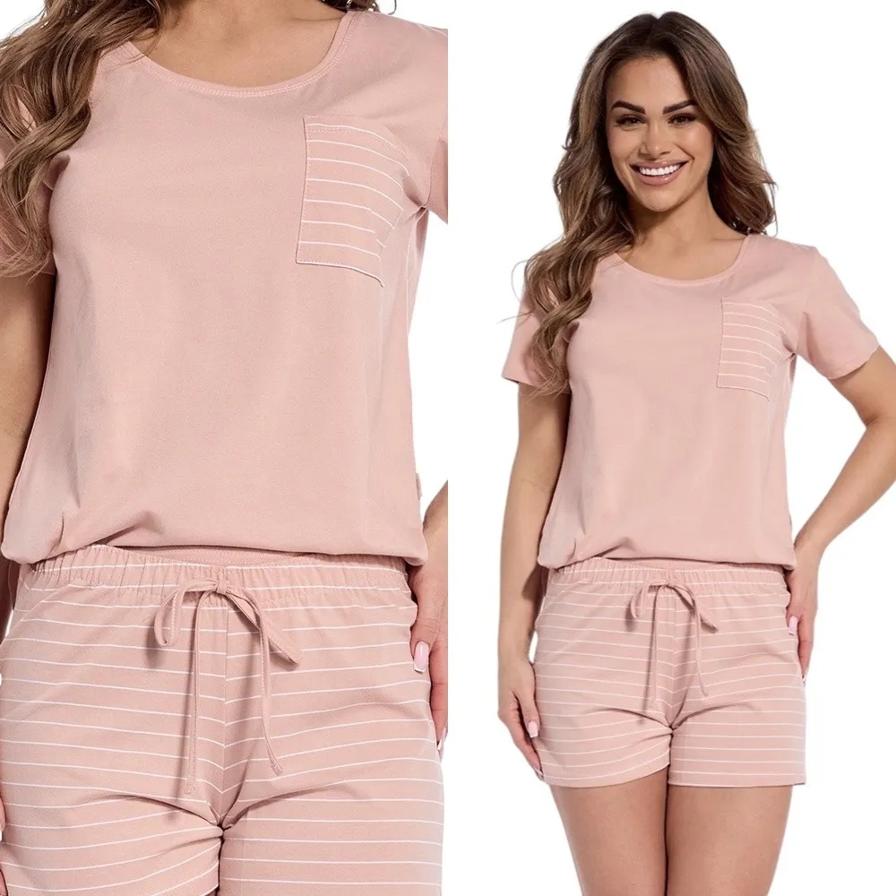 Dámské Pyžamo Cornette 521 Lagoon 4XL /48 Béžová