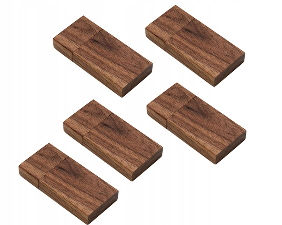 Pendrive Jbos 8GB dřevěný, sada 10 kusů