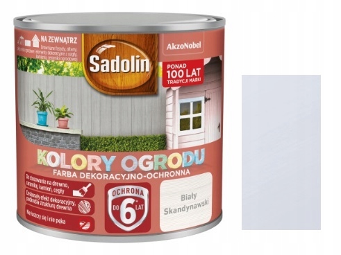 

Sadolin Ogrodu Biały Skandynawski 0.7L
