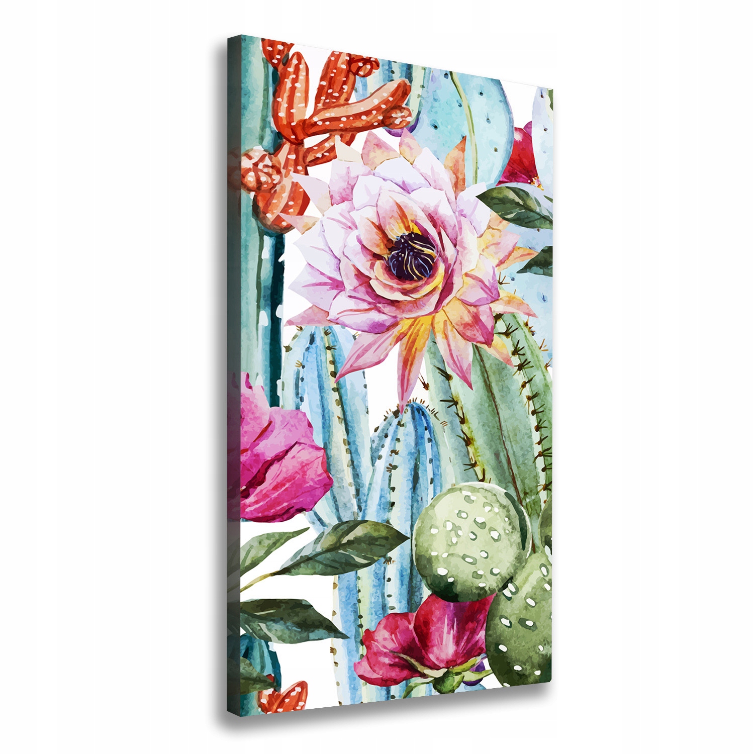 

Nowoczesny obraz canvas na ramie Kaktusy 50x100 cm