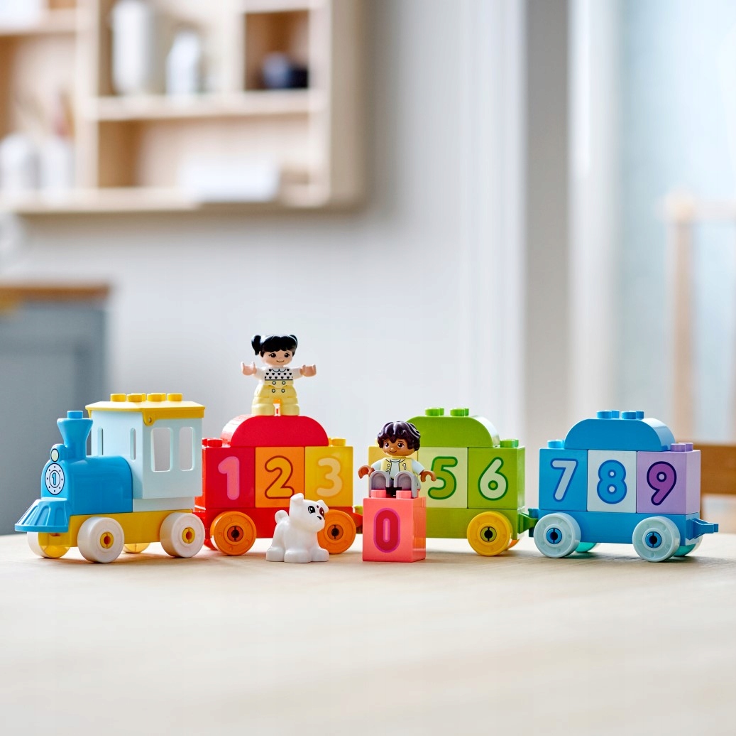 LEGO DUPLO Pierwsze klocki Pociąg z cyferkami - nauka liczenia 10954 1,5+ Liczba elementów 23 szt.