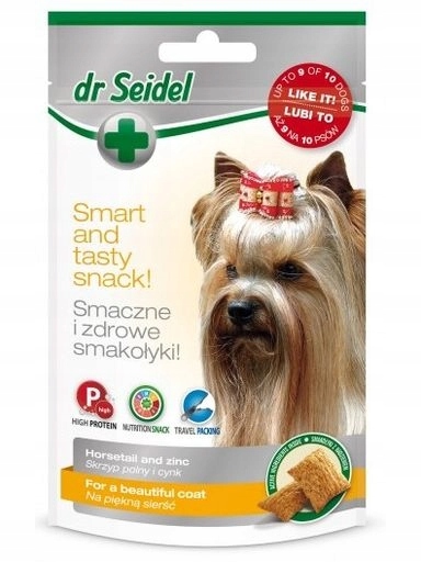 4 x Dr Seidel Pochoutky pro psy na Krásnou Srst 90 g