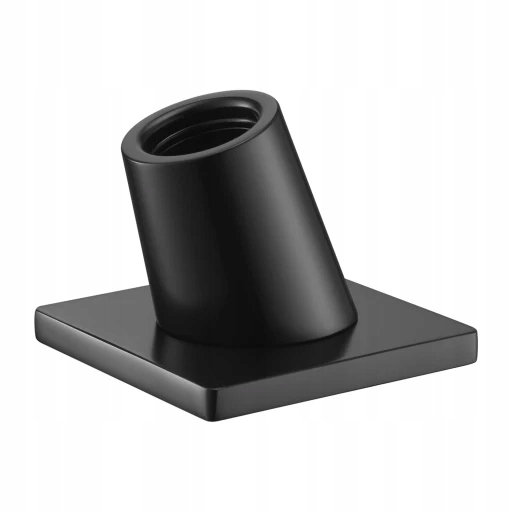 vaňový krúžok s držiakom na sprchovú rukoväť, čierny mat