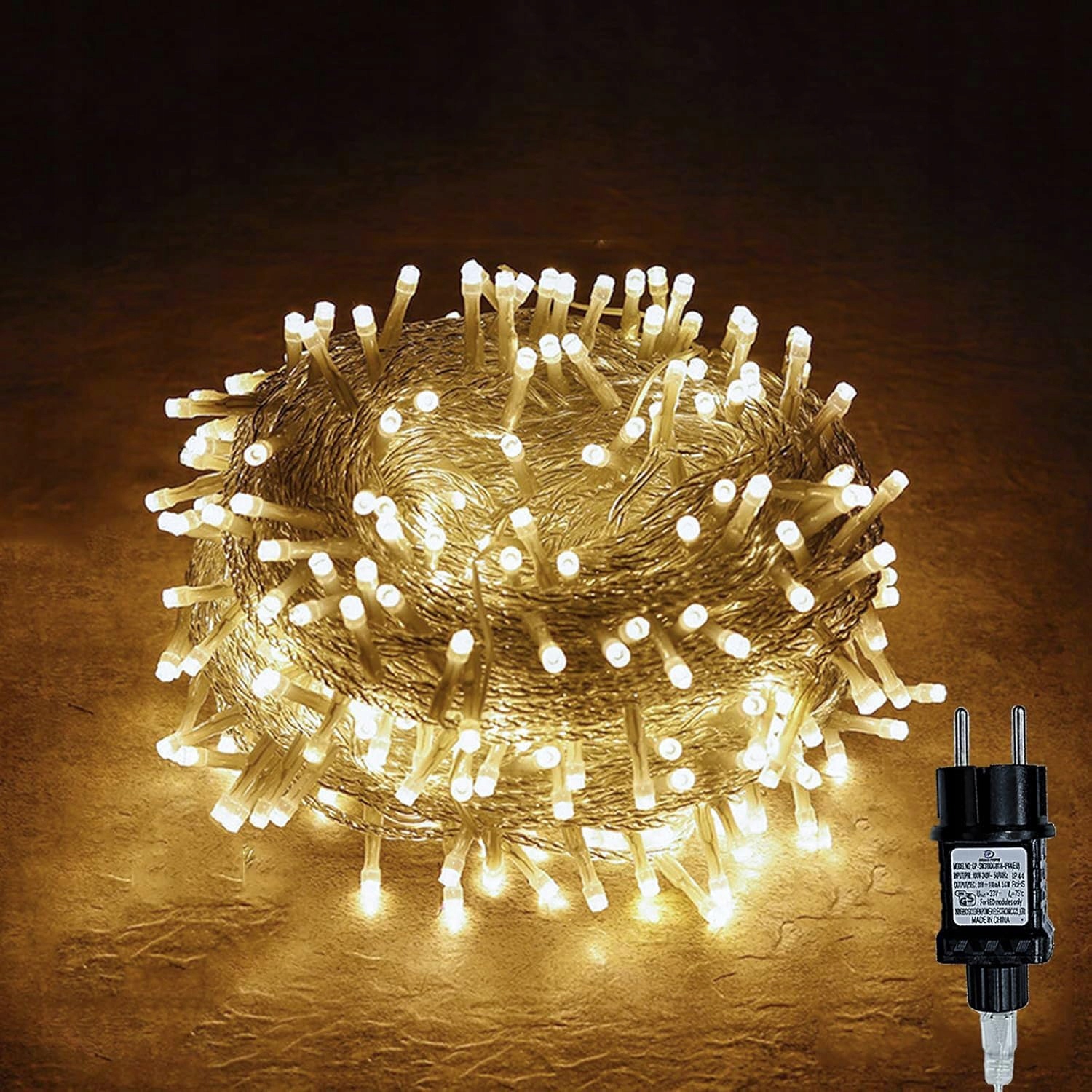 Gresonic Lampki Choinkowe Na Boże Narodzenie Łańcuch 200 Led 20M Białe — miniatura 11
