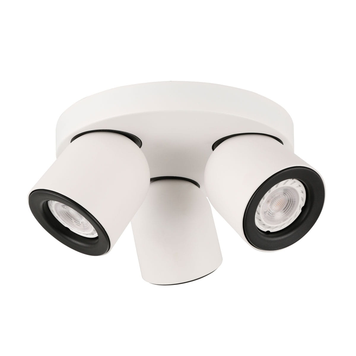 Stropní Svítidlo Italux Nuora Led Bílá 35W 3xGU10 Moderní