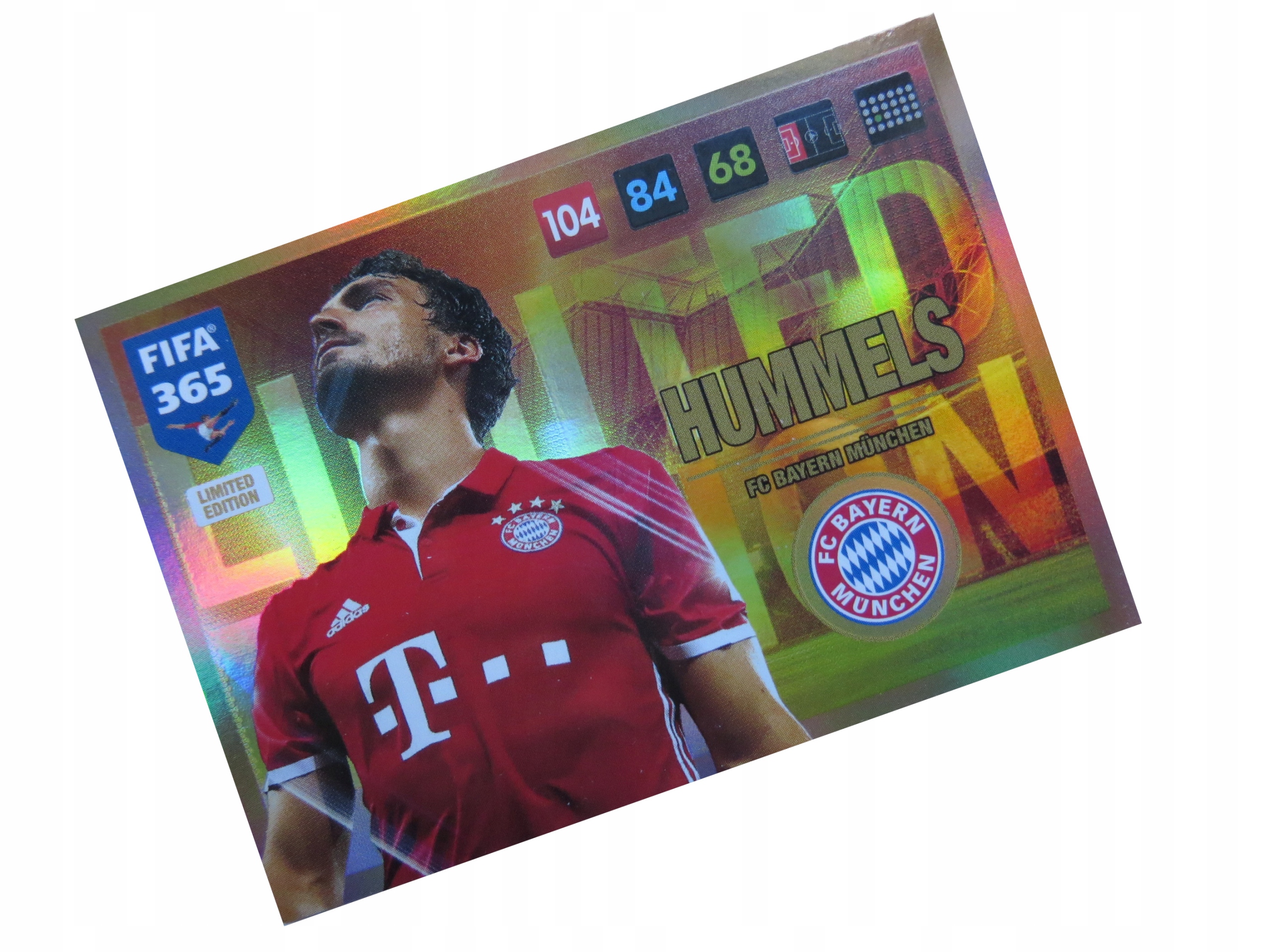 Panini Fifa 365 2017 Karty Piłkarskie Limited Hummels Fc Bayern