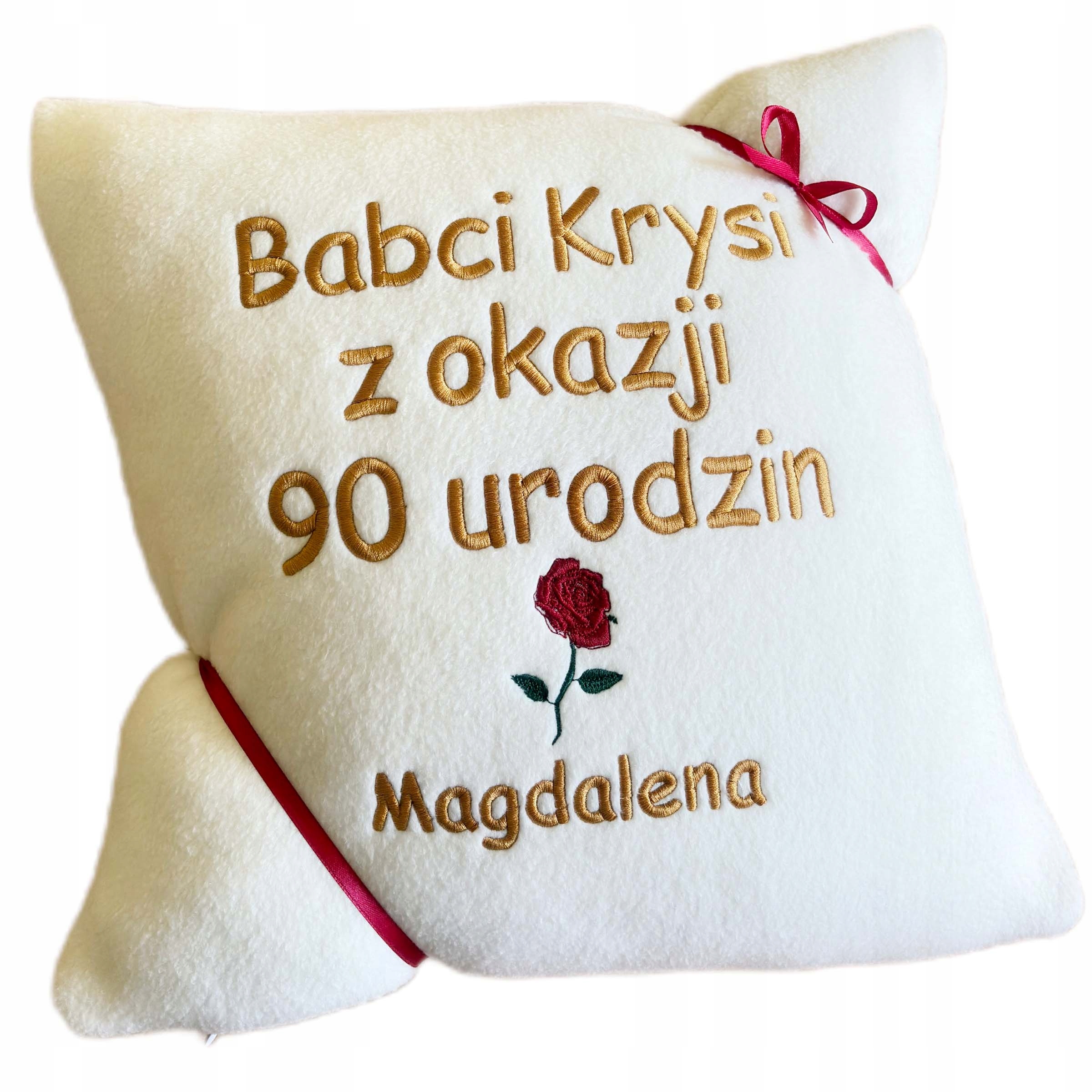 Poduszka Na 90 Urodziny Dla Babci Dziadka Cioci Kobiety Mamy Lat