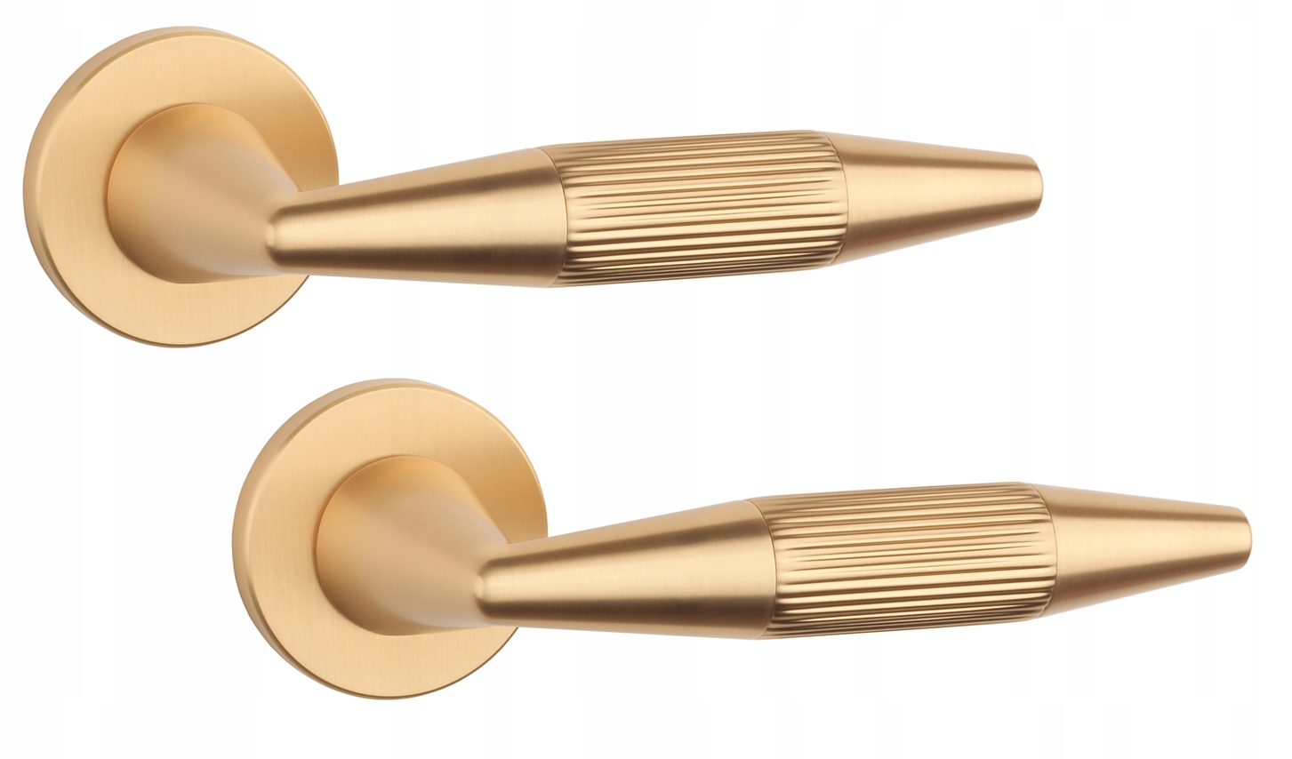 Premium Kľučka Aprile Idesa Rozeta R Slim 7MM Kg zlatá matná