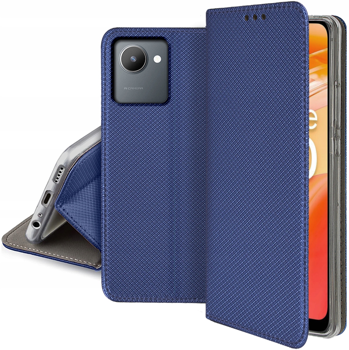 

Etui S-Magnet Case Szkło 9H do Realme C30