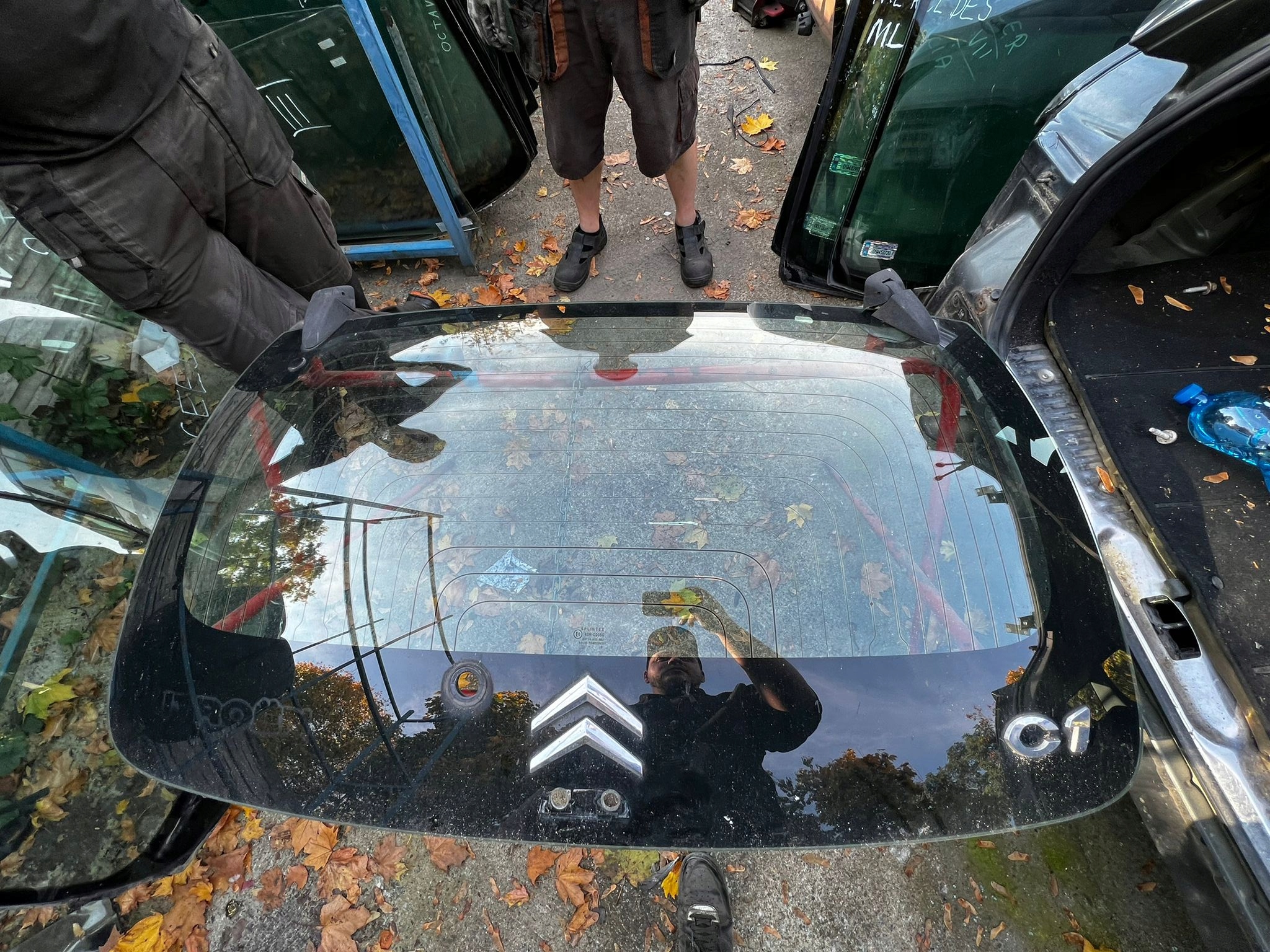 Стекло заднее заднее CITROEN C1