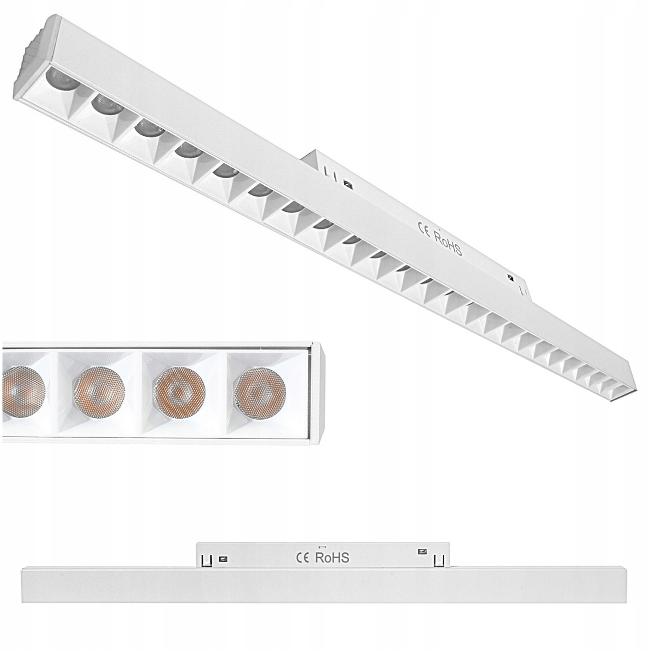 Led Lampa S Diodami Pro Magnetické Lišty 24W Bílá, Montáž Na Magnet Cct