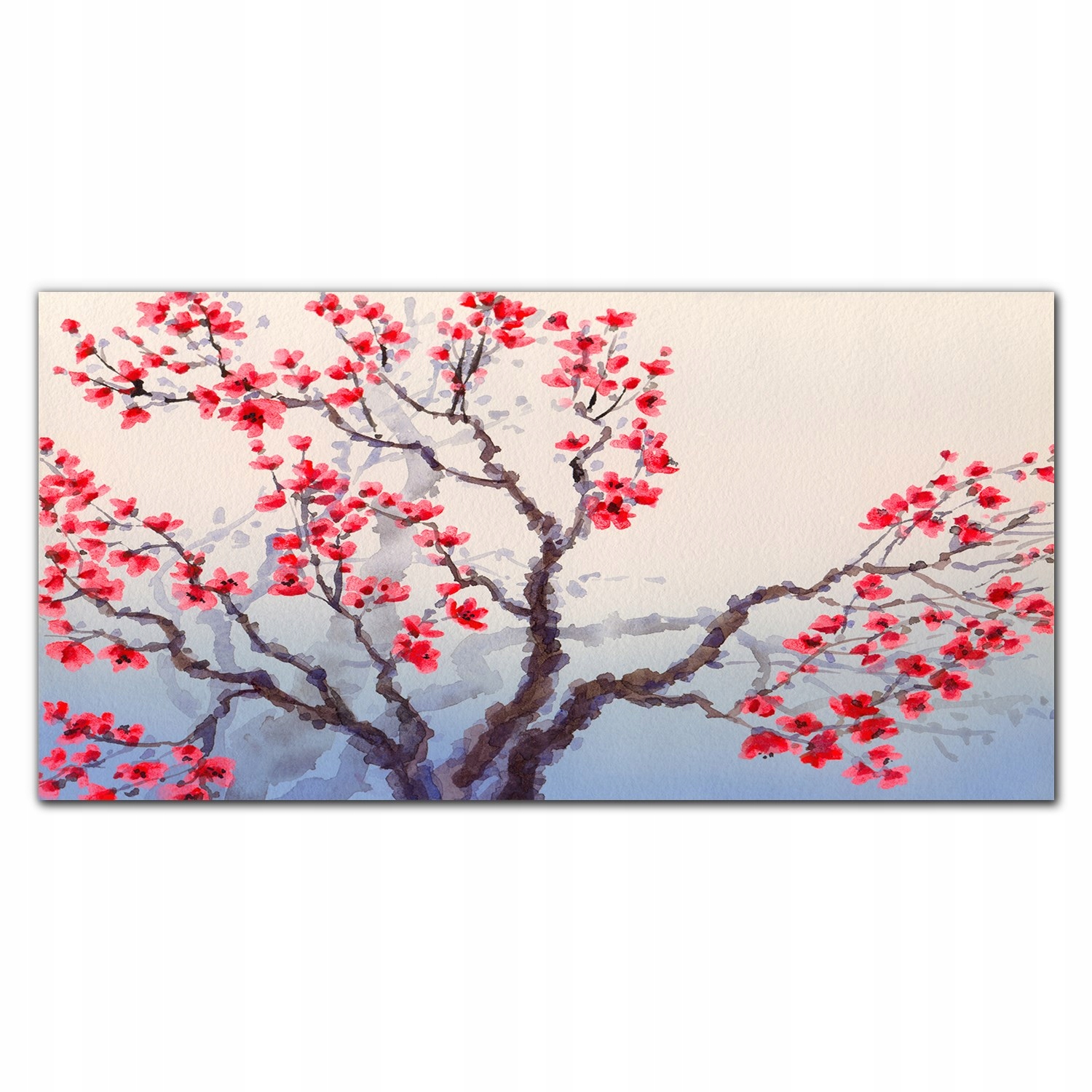 Obraz na plátne Strom, vetvy, kvety 140 x 70 cm