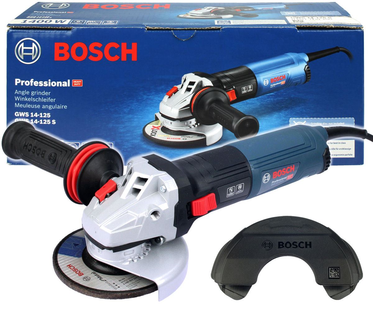 

Szlifierka kątowa 1400W Gws 14-125 S Bosch filtr