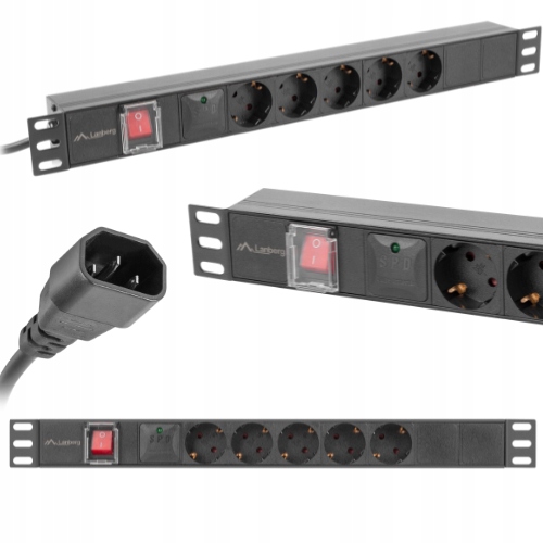 Listwa zasilająca Lanberg Rack PDU 19