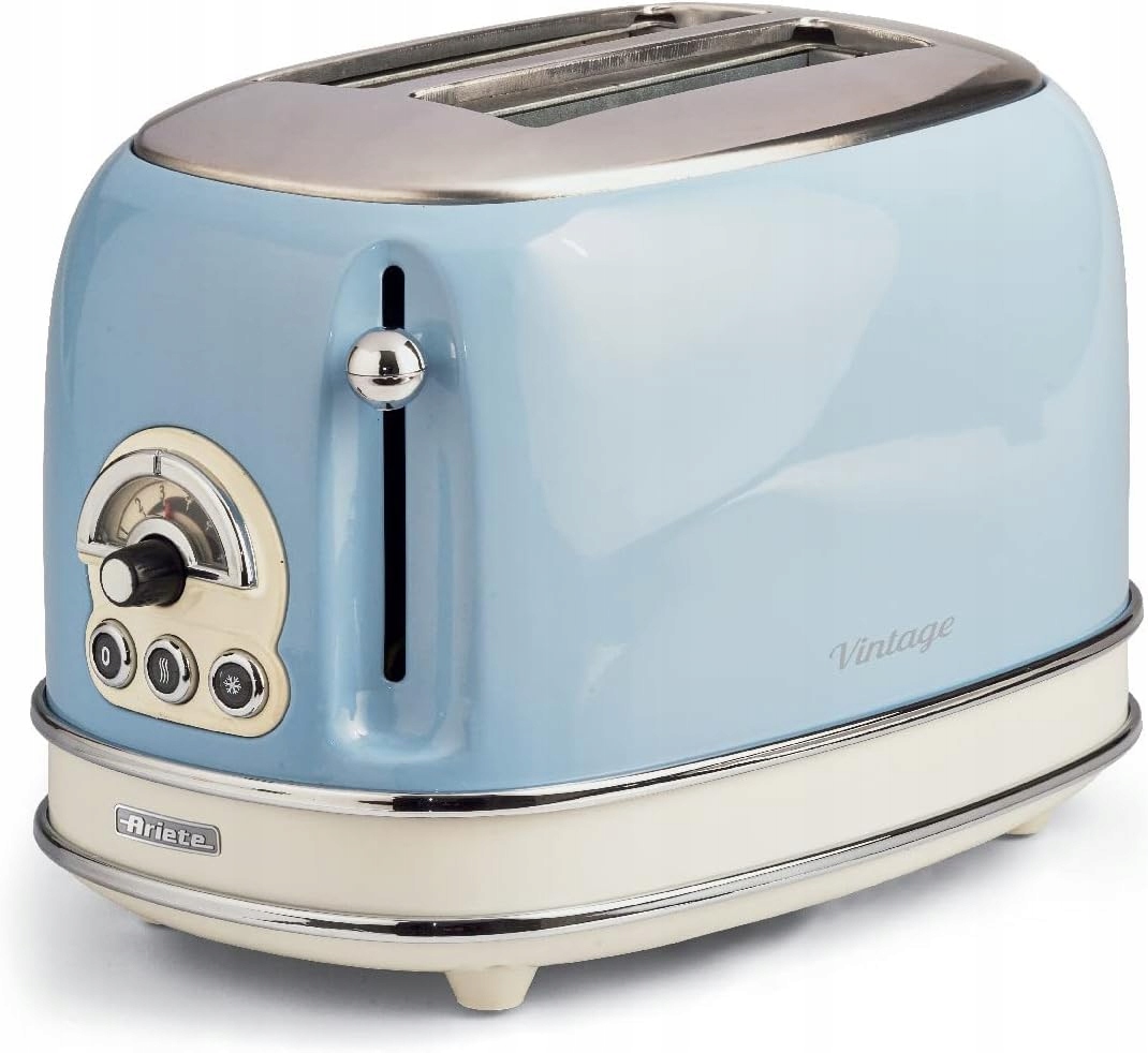 Ariete Vintage 155, toster na 2 kromki Retro toster z 6 stopniami opiekania — miniatura 2