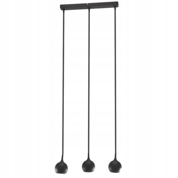 Lampa spotlight Colm 3xGU10 čierna závesná