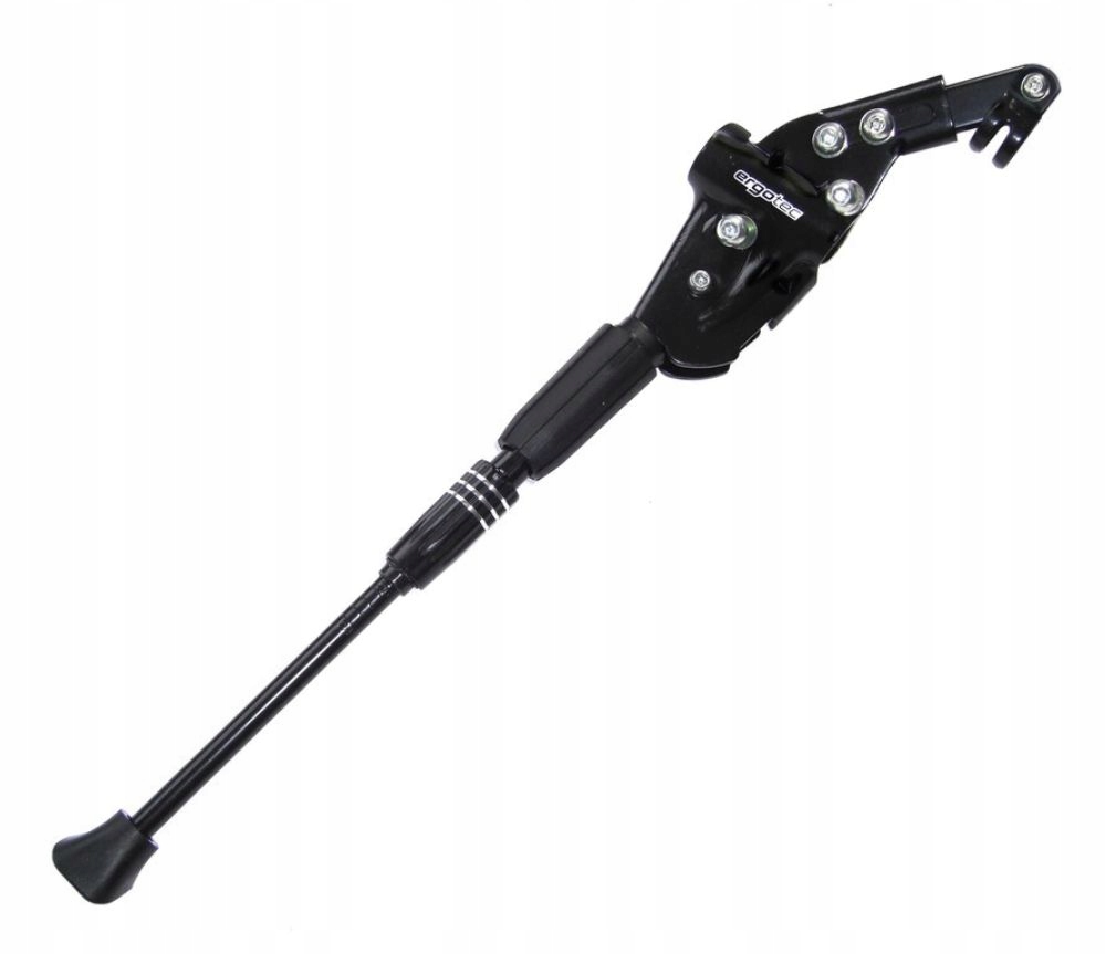 Ergotec rear kickstand Universal czarny, 24-28", Alu, regulowana