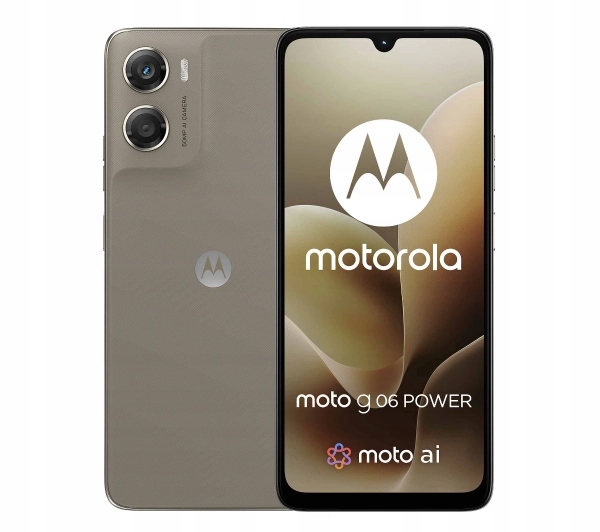 Smartfon Motorola moto g06 power 4 Gb 64 Gb 4G (lte) beżowy