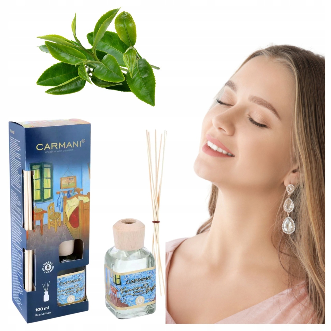 Dyfuzor odświeżacz aromaterapia na prezent van Gogh Pokój zielona herbata