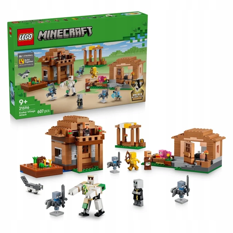 Lego Minecraft 21596 Útok Mága na vesnici